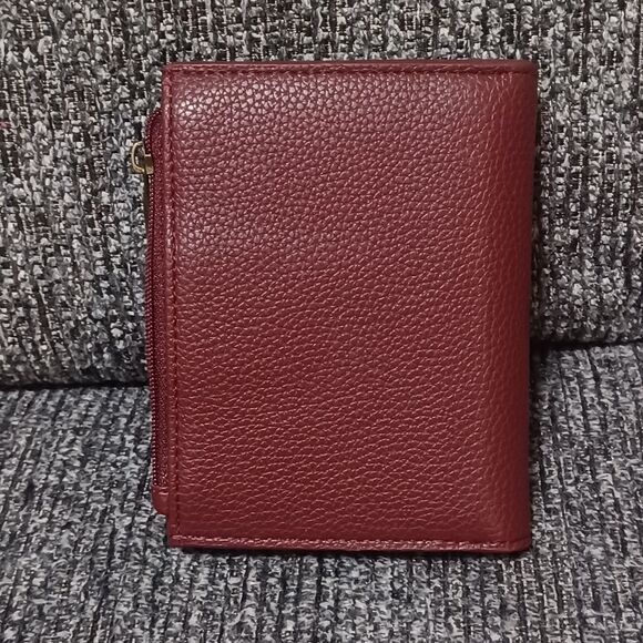 AIRKIT Maroon Genuine Leather Wallet, RFID Blocking - Picture 2 of 5